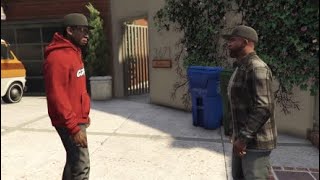 Gtav online Lamar roast Franklin [upl. by Hardigg]