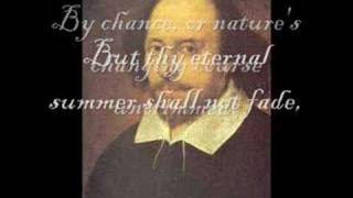 Sonnet no 18 By William Shakespeare Summers day [upl. by Bullard351]