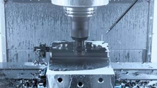 Haas VF650 Cutting Demo [upl. by Nylauqcaj71]