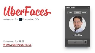 UberFaces plugin for Photoshop [upl. by Ydoow211]