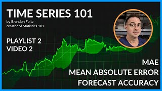 Time Series 101 MAE Forecast Accuracy [upl. by Northrop847]