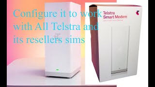 Set Telstra Smart Modem Gen2 to Work with All Telstra and its Resellers Sims LH1000 DIA0231 [upl. by Symons]