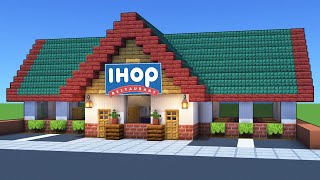 How To Build a Ihop In Minecraft [upl. by Bilak]