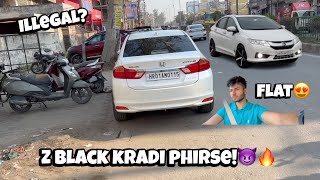 Honda city z black again😈 illegal modification kradi😰 [upl. by Ludba]