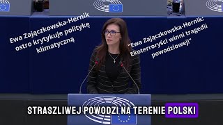 quotEwa ZajączkowskaHernik Ekoterroryści winni tragedii powodziowejquot [upl. by Nic]