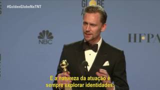 GoldenGlobeNaTNT  Entrevista com Tom Hiddleston [upl. by Raseta213]