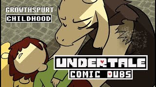 Childhood  Growth Spurt AU Undertale Comic Dubs [upl. by Siuqram]