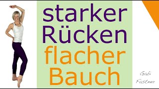 📙 20 min Rücken gestärkt Bauch gestrafft Taille geformt  ohne Geräte im Stehen [upl. by Notlrac]