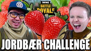 JORDBÆR CHALLENGE🍓  Norsk Fortnite [upl. by Santini308]