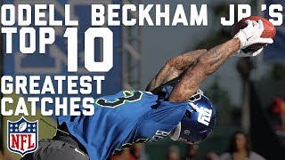 Odell Beckham Jrs Top 10 Greatest Catches  NFL Highlights [upl. by Annahsar]