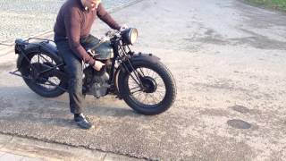 FN M90 500cc 1930  test ride bike 51 [upl. by Veradi]