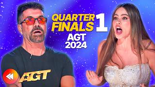 NEW Americas Got Talent ✨ Quarterfinals 1 ALL PERFORMANCES 🤩  AGT 2024 🇺🇸 [upl. by Nnorahs]