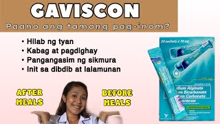 GAVISCON for acid reflux tagalog  GAVISCON LIQUID SACHET HOW TO TAKE  Simply Shevy [upl. by Niarbo]