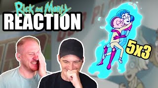 Rick and Morty Reaction and Review  5x3 A Rickconvenient Mort [upl. by Amrac]