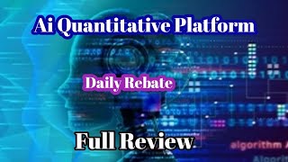 New USDT Quantitative Project  Full Review of the Platform [upl. by Tanney]