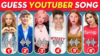 Youtuber Quiz  Guess the Youtuber by Songs  ROSÉ The Royalty Family Salish Matter Like nastya [upl. by Larry]