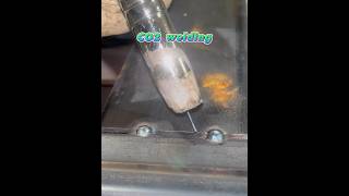 Welding with CO2 gass welding subscribe metalworking arcwelding migwelder weld migwelding [upl. by Jacquet]