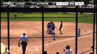 Waterfords Kylie Ragsdale game winning 12th strikeout [upl. by Conlin]