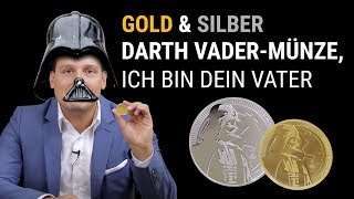 Darth Vader in Gold amp Silber 🔶 Limitierte Münzen zum Anlagepreis 🔶 [upl. by Ahsen]