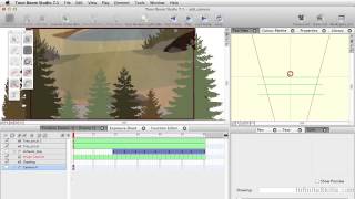 Toon Boom Studio 7 Tutorial  Using The Camera [upl. by Einahpehs]