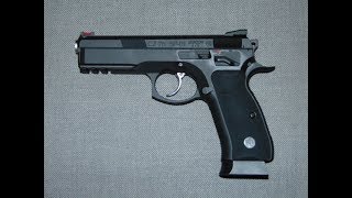 CZ 75 SP01 Shadow Kal 6mm BB GBB  Review und Schusstest [upl. by Fayth]