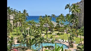 Kaanapali Shores Maui  A Walk Through the Grounds 2018 [upl. by Sairahcaz]