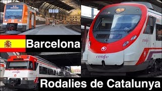 Regional trains in Barcelona Madrid [upl. by Ambur]