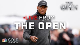 Tiger Woods ran into trouble in Round 1 of The Open  Live From The Open  Golf Channel [upl. by Conroy]