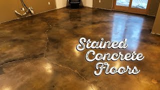 Stained Concrete Floors [upl. by Scribner866]