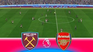 West Ham vs Arsenal  Premier League 2425  Football Match  FC 25 Gameplay [upl. by Robinetta728]