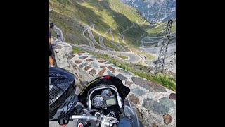 Arco Alpino MotoMappa Novena s Gottardo Furka Grimsell Spluga Maloja Trivigno Gavia [upl. by Etteneg728]