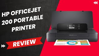 Portable Printing HP OfficeJet 200 Portable Printer Review [upl. by Anelrahc]