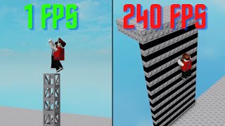 Roblox FPS Comparaison [upl. by Acnairb]