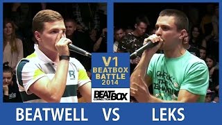 BEATWELL vs LEKS  V1 Beatbox Battle 2014  18 final [upl. by Suiradel21]