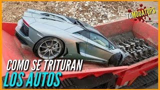 Así es como se TRITURAN o se DESTRUYEN los Autos [upl. by Marcel577]