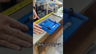 📏 Cabinet Hardware Jig Hack Perfect Holes Every Time for New Handles 🛠️ DIY [upl. by Eidob]