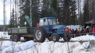 Traktorien mäkivetokisat 163 Vieremän Pöytämäki  Leyland 2100 [upl. by Tisman]