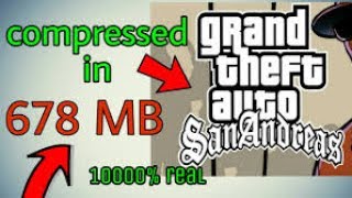 how to download gta san andreashigly compressed form [upl. by Chlori411]