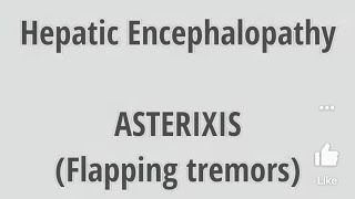 ASTERIXIS Flapping tremorsHepatic EncephalopathyGeneral MedicineMR MEDICAL COLLEGETREMORS [upl. by Otrebliw]