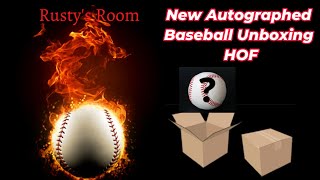 New HOF Autographed Baseball Unboxing  Awesome Hall of Fame Auto [upl. by Enalda]