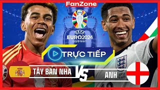 Trực tiếp Euro 2024  Chung kết  Tây Ban Nha và Anh  Livestream từ Fanzone [upl. by Pelpel172]