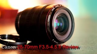 Canon 2870mm F3545 II Lens Review with PhotoVideo samples [upl. by Orth925]