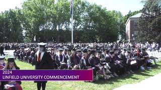 Linfield University Commencement Ceremony 2024 [upl. by Nolyd]