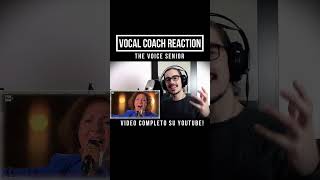 THE VOICE SENIOR Diana Puddu quotTi sentoquot REACTION amp ANALYSIS by Italian Vocal Coach [upl. by Zachery153]