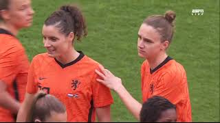 International Friendly Women Netherlands vs South Africa 12042022 [upl. by Einaffets]