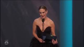 Claire Foy Wins Emmy For Best Lead Actress The Crown EMMYs 2018 Full Speech [upl. by Bunce114]