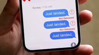 How To FIX iPhones Texts Not Delivering 2021 [upl. by Ralfston517]