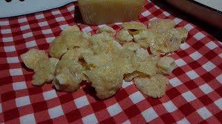 Chips di grana ricetta riciclo [upl. by Tiertza180]