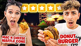 We Tried CRAZY Food at the FAIR 10000 CALORIES [upl. by Chelsey280]