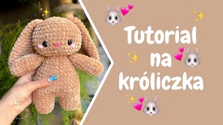 Króliczek na szydełku  tutorial [upl. by Alie75]